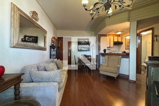 Sala de apartamento para alugar com 1 quarto, 48m² em Jardim Paulistano, São Paulo