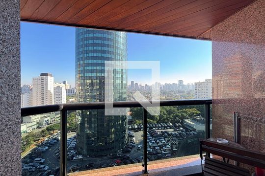Varanda de apartamento para alugar com 1 quarto, 48m² em Jardim Paulistano, São Paulo