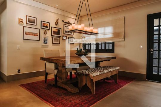 Sala de Jantar de casa de condomínio à venda com 3 quartos, 200m² em Alphaville, Santana de Parnaíba