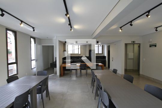 Área comum - Salão de festas de apartamento à venda com 2 quartos, 200m² em Gutierrez, Belo Horizonte