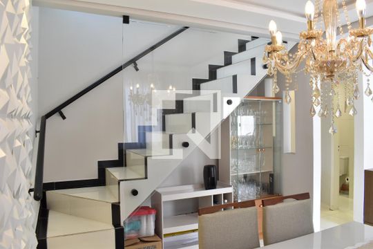 Sala de Jantar de casa à venda com 3 quartos, 160m² em Ganchinho, Curitiba