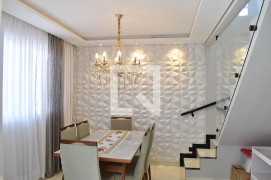 Sala de Jantar de casa à venda com 3 quartos, 160m² em Ganchinho, Curitiba