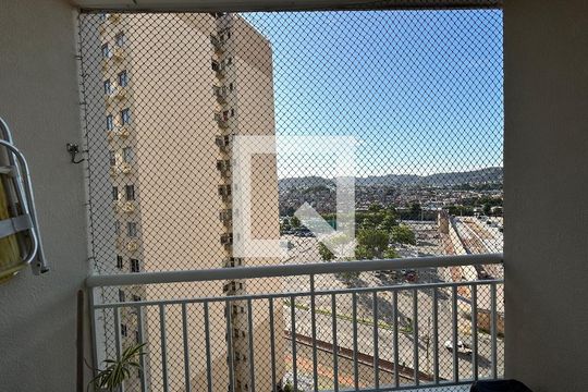 Varanda da Sala de apartamento à venda com 3 quartos, 66m² em Cachambi, Rio de Janeiro