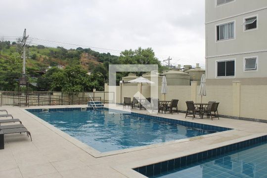 Área comum - Piscina de apartamento para alugar com 2 quartos, 40m² em Vila Lage, São Gonçalo