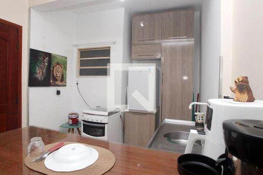 Cozinha de apartamento à venda com 1 quarto, 54m² em Centro Histórico, Porto Alegre