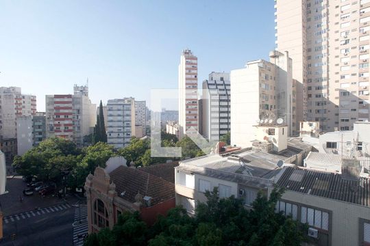 Área de Serviço / Varanda Vista de apartamento à venda com 1 quarto, 54m² em Centro Histórico, Porto Alegre