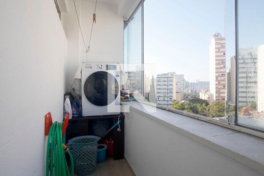 Área de Serviço / Varanda de apartamento à venda com 1 quarto, 54m² em Centro Histórico, Porto Alegre