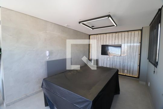 Área comum  - Sala de Jogos de apartamento para alugar com 1 quarto, 40m² em Saraiva, Uberlândia