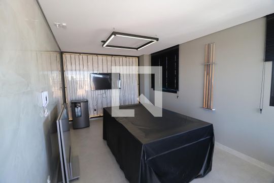 Área comum  - Sala de Jogos de apartamento para alugar com 1 quarto, 40m² em Saraiva, Uberlândia