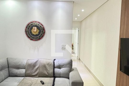 Sala de apartamento à venda com 2 quartos, 140m² em Vila Valparaíso, Santo André
