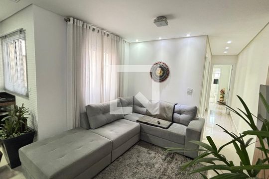 Sala de apartamento à venda com 2 quartos, 140m² em Vila Valparaíso, Santo André