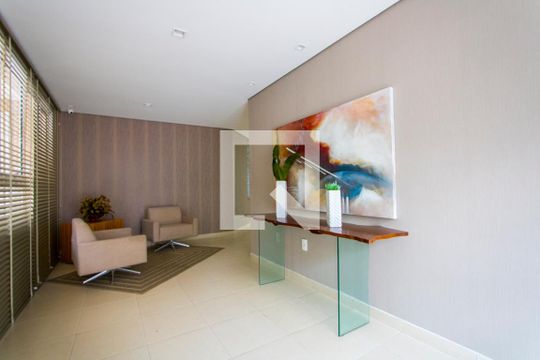Hall de apartamento à venda com 3 quartos, 84m² em Vila Valparaíso, Santo André