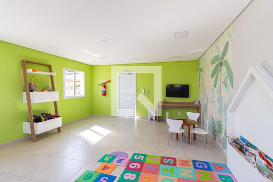 Área comum - Brinquedoteca de apartamento para alugar com 2 quartos, 42m² em Vila da Oportunidade, Carapicuíba