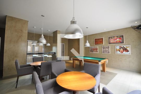 Área comum - Sala de Jogos de apartamento para alugar com 2 quartos, 60m² em Vila Gustavo, São Paulo