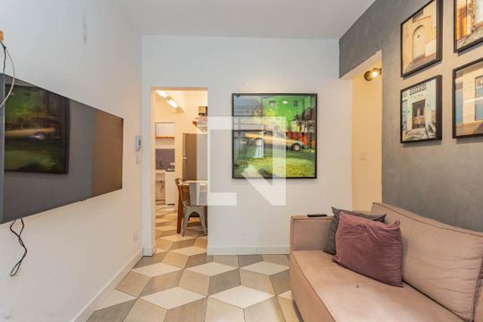 Sala de apartamento à venda com 2 quartos, 59m² em Vila Brasílio Machado, São Paulo