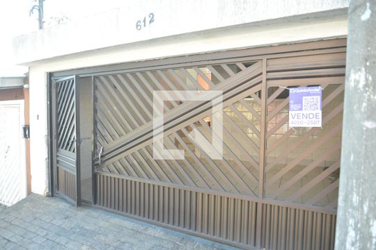 Fachada E Placa de casa à venda com 3 quartos, 275m² em Vila Valparaíso, Santo André