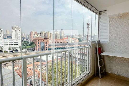 Varanda da Sala de apartamento para alugar com 2 quartos, 56m² em Mooca, São Paulo