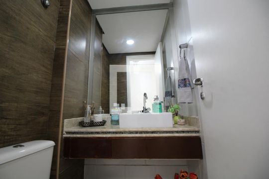 Lavabo de casa de condomínio à venda com 4 quartos, 120m² em Taquara, Rio de Janeiro