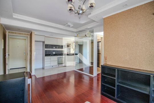 Sala de apartamento à venda com 2 quartos, 57m² em Morro Santana,  Porto Alegre