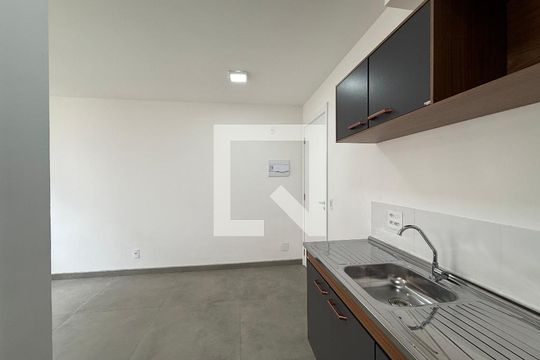 Sala/cozinha de apartamento à venda com 1 quarto, 26m² em Campos Elíseos, São Paulo