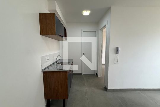 Sala/cozinha de apartamento à venda com 1 quarto, 26m² em Campos Elíseos, São Paulo