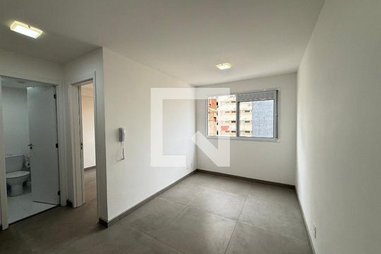 Sala/cozinha de apartamento à venda com 1 quarto, 26m² em Campos Elíseos, São Paulo