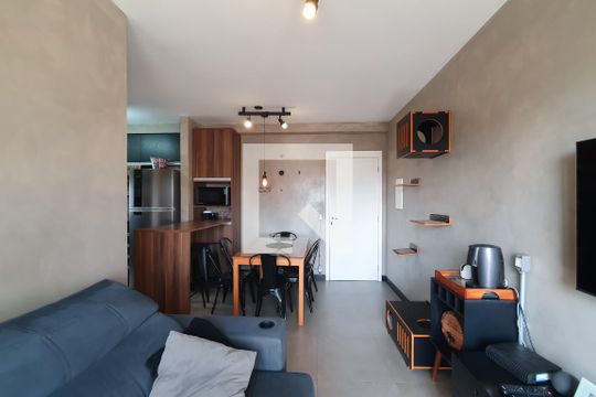 Sala de apartamento para alugar com 2 quartos, 51m² em Suiço, São Bernardo do Campo