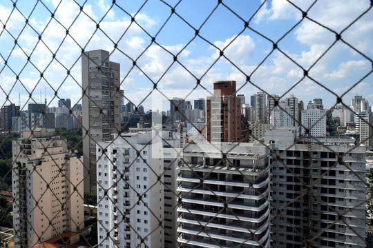 Vista da Sala de apartamento para alugar com 3 quartos, 115m² em Pinheiros, São Paulo