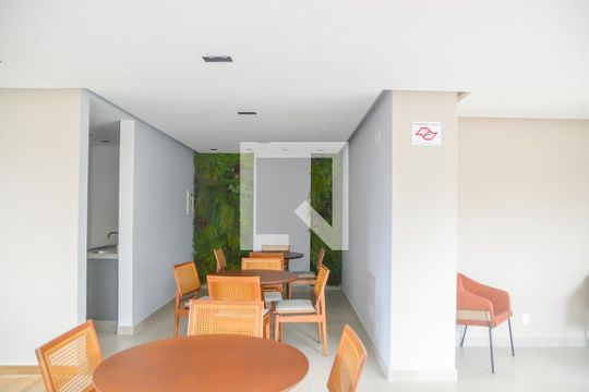 Área comum - Churrasqueira de apartamento para alugar com 2 quartos, 48m² em Vila Joao Basso, São Bernardo do Campo