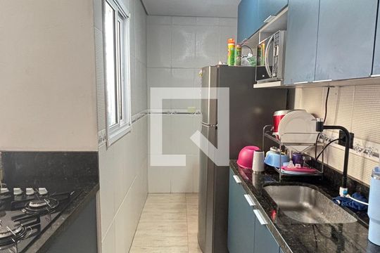 Cozinha de apartamento à venda com 2 quartos, 88m² em Vila Progresso, Santo André