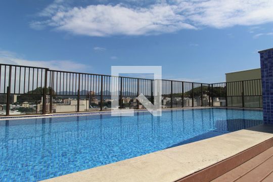 Área comum - Piscina de apartamento à venda com 1 quarto, 40m² em Freguesia (jacarepaguá), Rio de Janeiro
