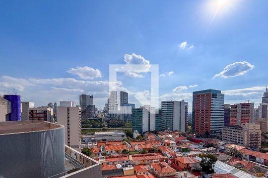 Vista Varanda de kitnet/studio à venda com 1 quarto, 25m² em Pinheiros, São Paulo
