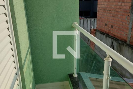 Varanda da suíte de apartamento à venda com 2 quartos, 110m² em Parque das Nações, Santo André