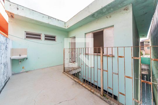 Varanda do Quarto 3 de casa à venda com 3 quartos, 196m² em Vila Homero Thon, Santo André