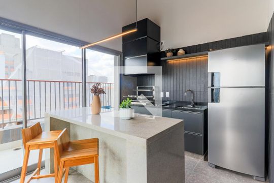 Área comum - Espaço Gourmet de apartamento para alugar com 2 quartos, 47m² em Santo Amaro, São Paulo