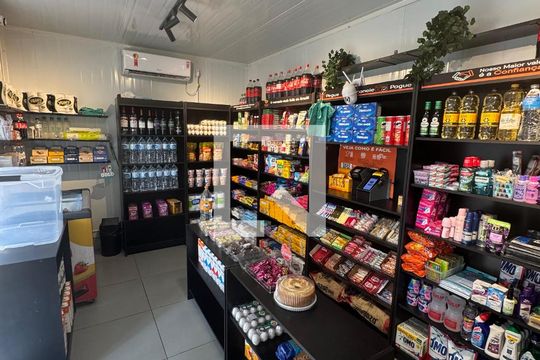 Área comum - Mercado interno de apartamento para alugar com 1 quarto, 25m² em Santo Amaro, São Paulo