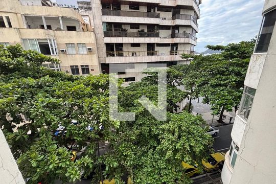 Sala 2 - Vista de apartamento para alugar com 1 quarto, 85m² em Copacabana, Rio de Janeiro