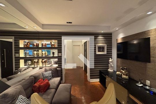Sala 1 de apartamento para alugar com 1 quarto, 85m² em Copacabana, Rio de Janeiro