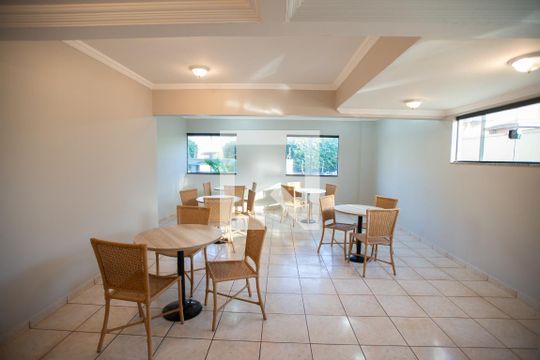 Área comum - Salão de festas de apartamento para alugar com 3 quartos, 120m² em Jardim Irajá, Ribeirão Preto