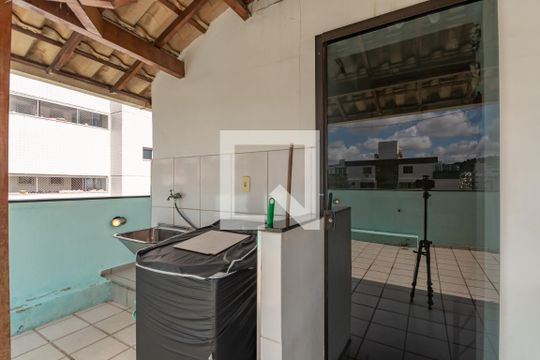 Área de Serviço de apartamento à venda com 4 quartos, 111m² em Castelo, Belo Horizonte