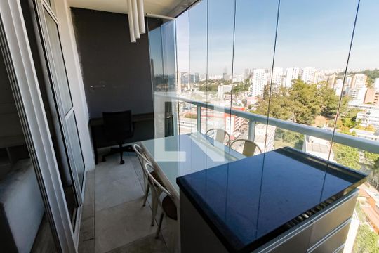 Varanda gourmet de kitnet/studio à venda com 1 quarto, 36m² em Real Parque, São Paulo