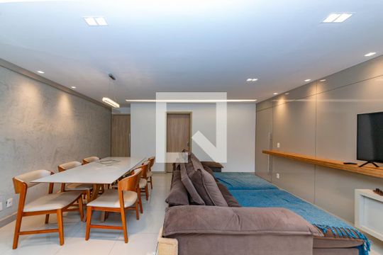 Sala de apartamento à venda com 4 quartos, 114m² em Buritis, Belo Horizonte