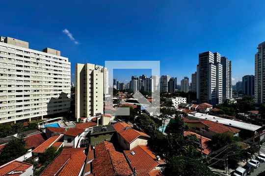 Vista do Studio de kitnet/studio para alugar com 1 quarto, 24m² em Santo Amaro, São Paulo