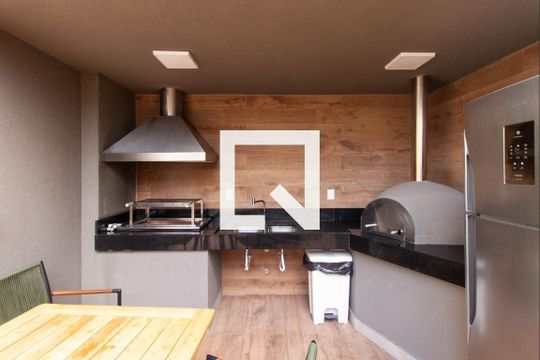 Área comum - Churrasqueira de kitnet/studio à venda com 1 quarto, 29m² em Vila Independencia, São Paulo