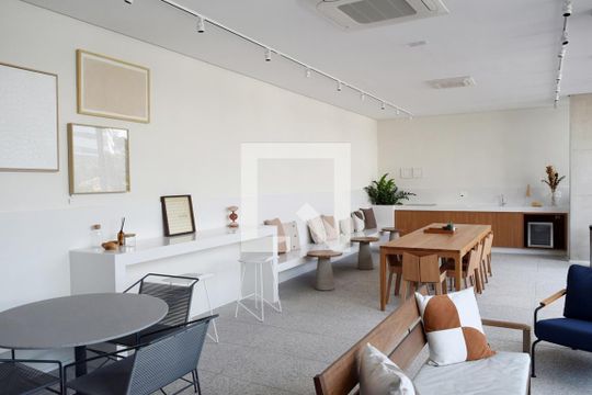 Área comum - Salão de Festas de kitnet/studio para alugar com 1 quarto, 29m² em Pinheiros, São Paulo