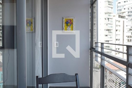 Varanda de kitnet/studio para alugar com 1 quarto, 29m² em Pinheiros, São Paulo