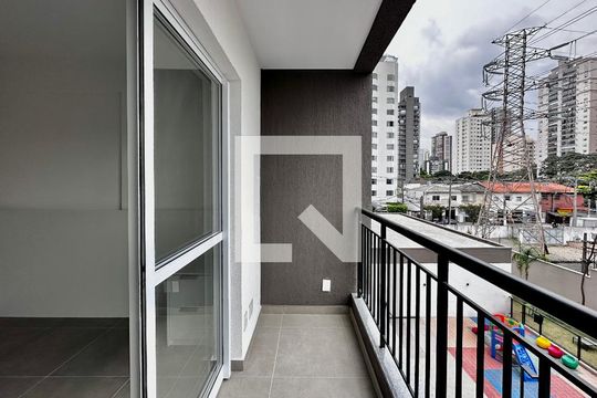 Sacada do Studio de kitnet/studio para alugar com 0 quarto, 28m² em Campo Belo, São Paulo