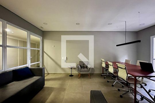 Área Comum de kitnet/studio para alugar com 0 quarto, 28m² em Campo Belo, São Paulo