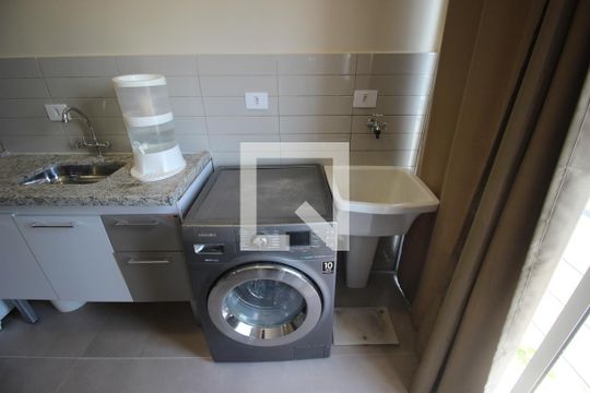 Área de Serviço de kitnet/studio para alugar com 1 quarto, 40m² em Central Parque Sorocaba, Sorocaba