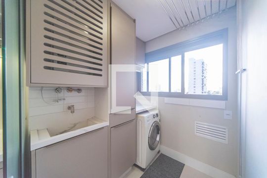 Área de Serviço de apartamento para alugar com 3 quartos, 112m² em Vila Gilda, Santo André